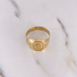 Anillo Sello Corona 3.7gr / T11 1/2 / Oro Amarillo $