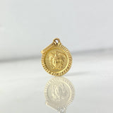 Dije Medalla Medusa 0.85gr / 2cm / Oro Amarillo $