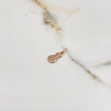 Dije Bolsa de Dinero 0.35gr / 1.8cm / Troquelado Oro Rosa $