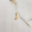 Dije Pie 0.25gr / 1.7cm / Liso Oro Amarillo $