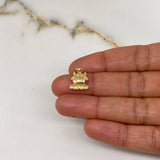 Dije Vaca 0.7gr / 2cm / Troquelado Oro Amarillo $
