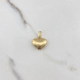 Dije Corazón 1.05gr / 2cm / Soplado Oro Amarillo $
