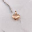 Dije Corazón 1.1gr / 2cm / Soplado Oro Rosa $