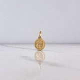 Dije Medalla Oso Ts1 0.9gr / 2cm / Oro Amarillo $