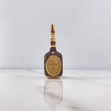 Dije Botella Old Parr 16.55gr / 4.8cm / Circones Naranjas Oro Amarillo &