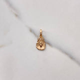 Dije Rostro de Cristo 1.05gr / 2.2cm / Circones Blancos Oro Rosa $