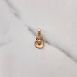 Dije Rostro de Cristo 1.3gr / 2.2cm / Circones Blancos Oro Rosa $
