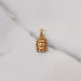 Dije Rostro de Cristo 1.85gr / 2.2cm / Liso Oro Rosa $