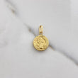 Dije San Benito 1.3gr / 2.2cm / Troquelado Oro Amarillo $