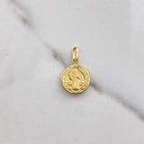 Dije San Benito 1.3gr / 2.2cm / Troquelado Oro Amarillo $
