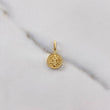 Dije San Benito 0.55gr / 1.8cm / Troquelado Oro Amarillo $