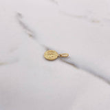 Dije San Benito 0.5gr / 1.8cm / Plano Troquelado Oro Amarillo $