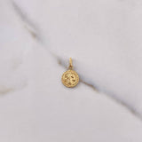 Dije San Benito 0.5gr / 1.8cm / Plano Troquelado Oro Amarillo $