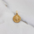 Dije San Benito 2.35gr / 2.1cm / Macizo Oro Amarillo $