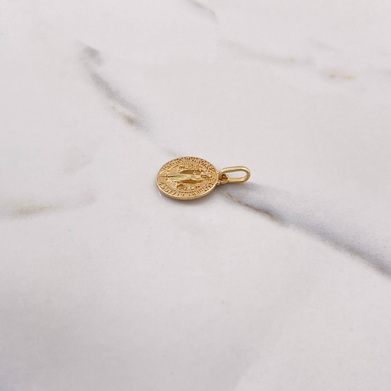 Dije San Benito 2.35gr / 2.1cm / Macizo Oro Amarillo $