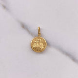 Dije San José 0.8gr / 2.1cm / Liso Oro Amarillo $