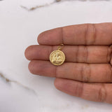 Dije San José 0.8gr / 2.1cm / Liso Oro Amarillo $