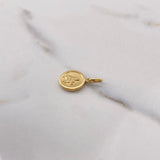 Dije Virgen del Carmen 0.75gr / 1.9cm / Liso Oro Amarillo $