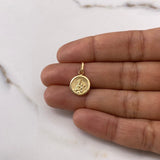 Dije Virgen del Carmen 0.6gr / 1.9cm / Liso Oro Amarillo