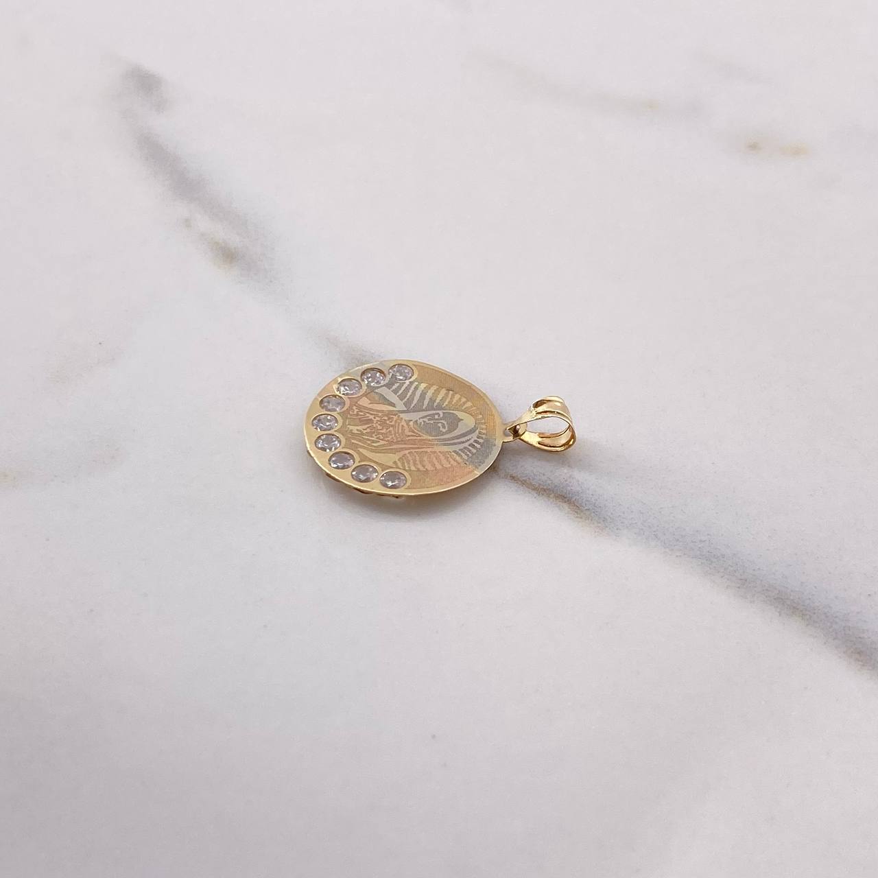 Dije Virgen de Guadalupe 1gr / 2.3cm / Fotograbado Oro Amarillo $
