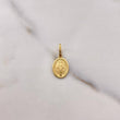 Dije Virgen Milagrosa 0.95gr / 1.8cm / Troquelado Oro Amarillo $