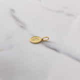 Dije Virgen Milagrosa 0.95gr / 1.8cm / Troquelado Oro Amarillo $