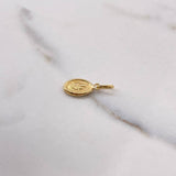 Dije Virgen del Carmen 0.45gr / 1.8cm / Troquelado Oro Amarillo $