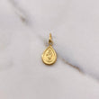 Dije Gota Virgen del Carmen 0.55gr / 1.9cm / Troquelado Oro Amarillo $