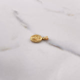 Dije Arcángel San Rafael 0.55gr / 2cm / Troquelado Oro Amarillo $