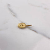 Dije Virgen del Carmen 0.75gr / 2cm / Soplado Oro Amarillo $