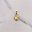 Dije Virgen del Carmen 0.8gr / 2cm / Soplado Oro Amarillo $