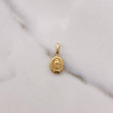 Dije Virgen de Guadalupe 0.5gr / 1.8cm / Troquelado Oro Amarillo $