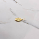 Dije Virgen Milagrosa 0.85gr / 2.4cm / Troquelado Oro Amarillo $