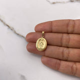 Dije Virgen Milagrosa 0.85gr / 2.4cm / Troquelado Oro Amarillo $