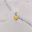 Dije Virgen Milagrosa 0.9gr / 2.6cm / Plano Troquelado Oro Amarillo $