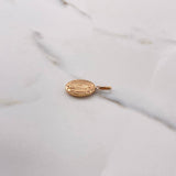 Dije Virgen de Guadalupe 0.65gr / 2.3cm / Troquelado Oro Rosa $