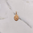 Dije Virgen Milagrosa 0.95gr / 2.9cm / Plano Troquelado Oro Rosa $