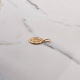 Dije Virgen Milagrosa 1gr / 2.9cm / Plano Troquelado Oro Rosa $