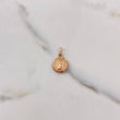 Dije Virgen de Guadalupe 0.55gr / 1.9cm / Redondo Troquelado Oro Rosa $