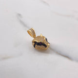 Dije Pantera 5.15gr / 2.5cm / Circones Blancos Negros Fucsias Oro Amarillo $