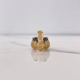 Dije Pantera 5.15gr / 2.5cm / Circones Blancos Negros Fucsias Oro Amarillo $