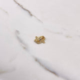 Herraje Virgen de Guadalupe 1.75gr / 1.5cm / Circones Colores Oro Amarillo $