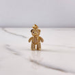 Dije Oso Articulado Bufanda 4.6gr / 3cm / Circones Blancos Cafes Oro Amarillo $
