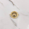 Herraje Corona RX 12.15gr / 3.1cm / Circones Negros Oro Amarillo $