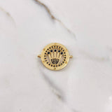 Herraje Corona RX 12.15gr / 3.1cm / Circones Negros Oro Amarillo $
