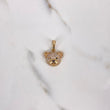 Dije Rostro Oso 3gr / 2.3cm / Circones Blancos Negros Oro Amarillo $