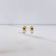 Topos Flor 0.8gr / Circon Azul Oro Amarillo $