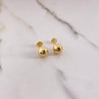 Topos Bola 0.9gr / 8mm Lisa Oro Amarillo $