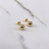 Topos Bola 0.7gr / 7mm Lisa Oro Amarillo &