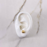 Topos Bola 0.9gr / 7mm Diamantada Oro Amarillo &